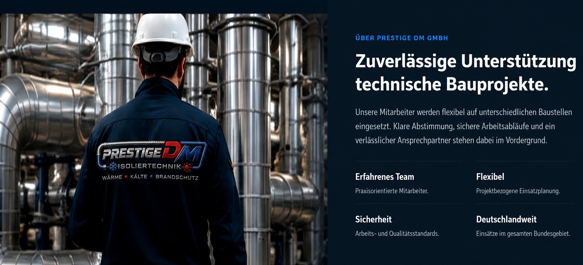 Prestige DM Baustelleneinsatz
